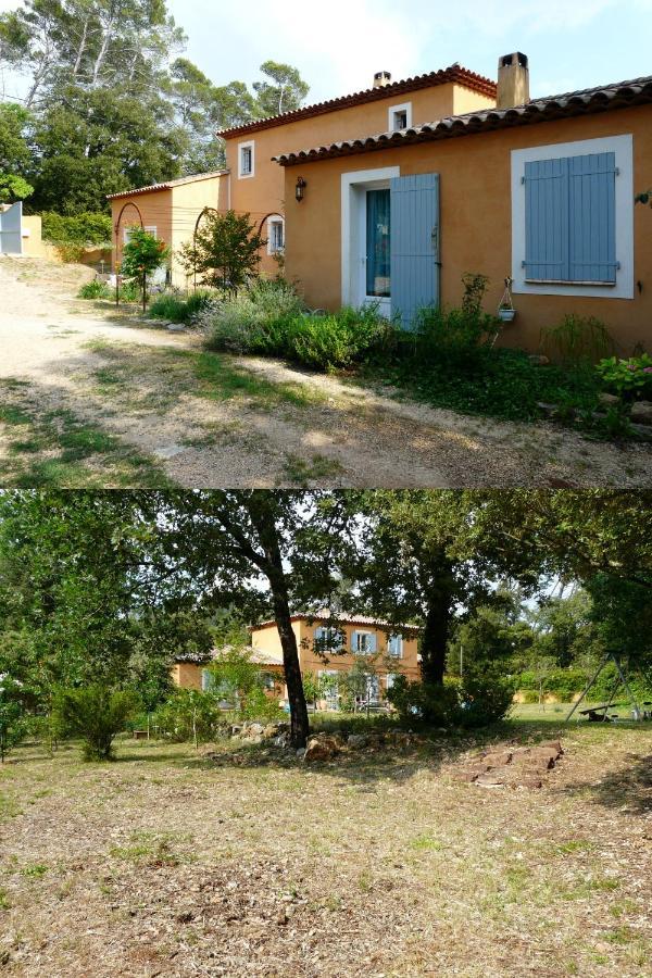 T2 indépendant terrasse et piscine au calme Var sud de la France Flassans-sur-Issole Esterno foto